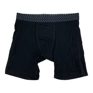Tommy John Men's Cotton Basics Boxer Briefs Black Size Medium NWOT